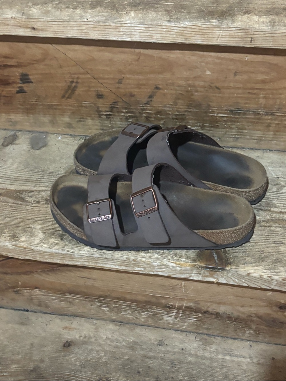 Birkenstock Arizona Men's Sandals in Brown - Picture 3 of 4